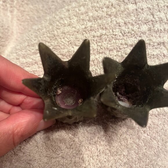 Pair of Vintage Andrea by Sadak Brass Pineapple Candle Taper Holders - Picture 3 of 4